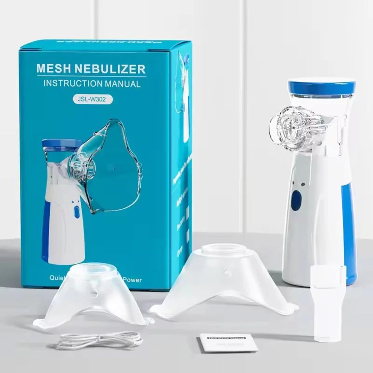 Portable Handheld Mesh Nebulizer: Silent One-Touch Rapid Relief for All Ages