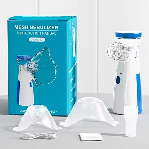 Portable Handheld Mesh Nebulizer: Silent One-Touch Rapid Relief for All Ages