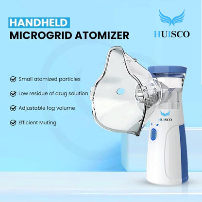 Portable Handheld Mesh Nebulizer: Silent One-Touch Rapid Relief for All Ages