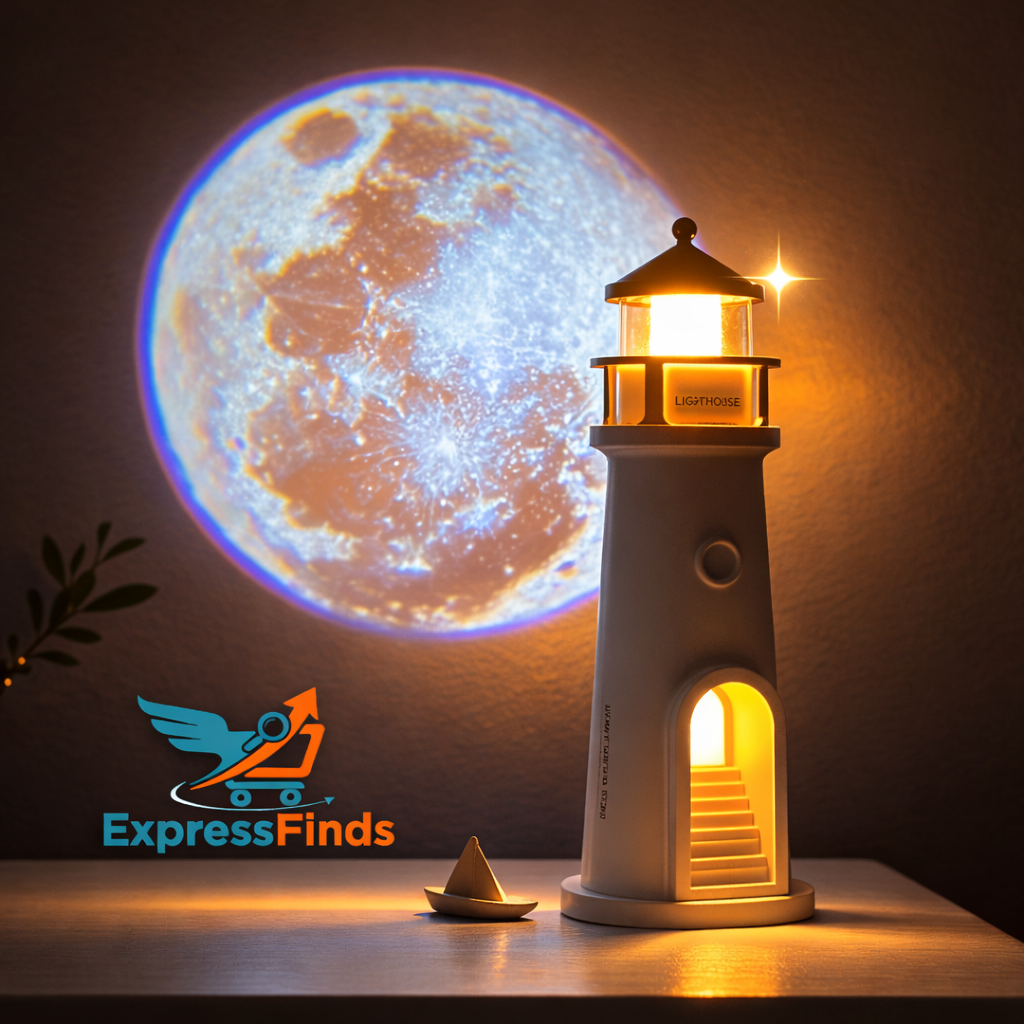 Moon Galaxy Night Lamp (Remote Control)