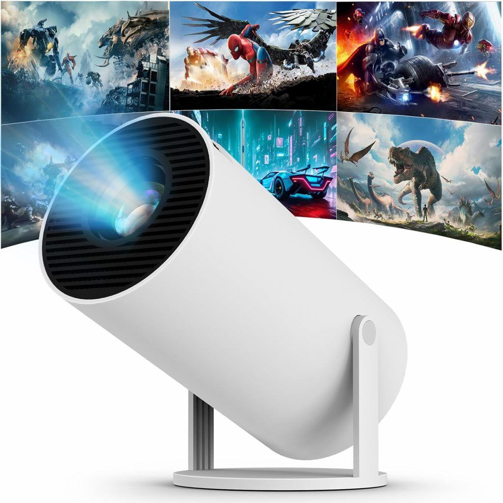 Turn Any Wall Into a 120” Smart Theatre – Android 5G WiFi Projector