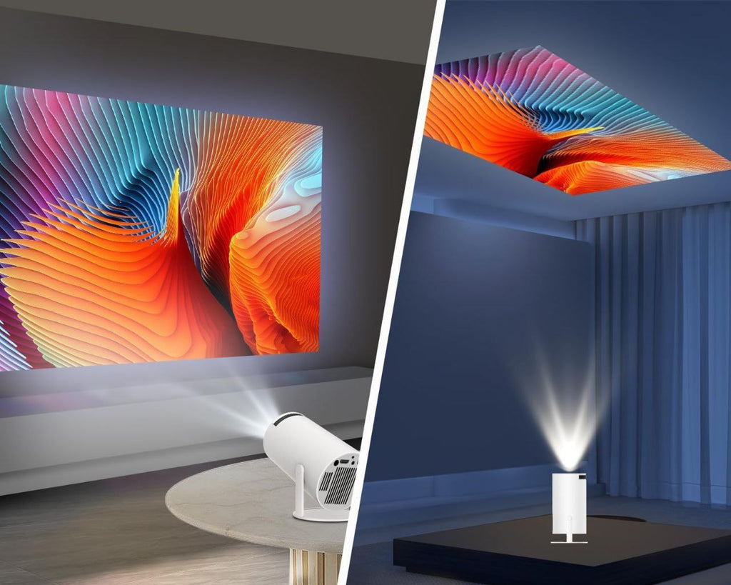 Turn Any Wall Into a 120” Smart Theatre – Android 5G WiFi Projector