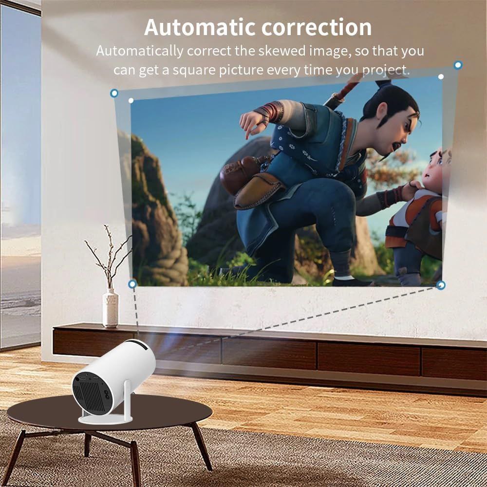 Turn Any Wall Into a 120” Smart Theatre – Android 5G WiFi Projector